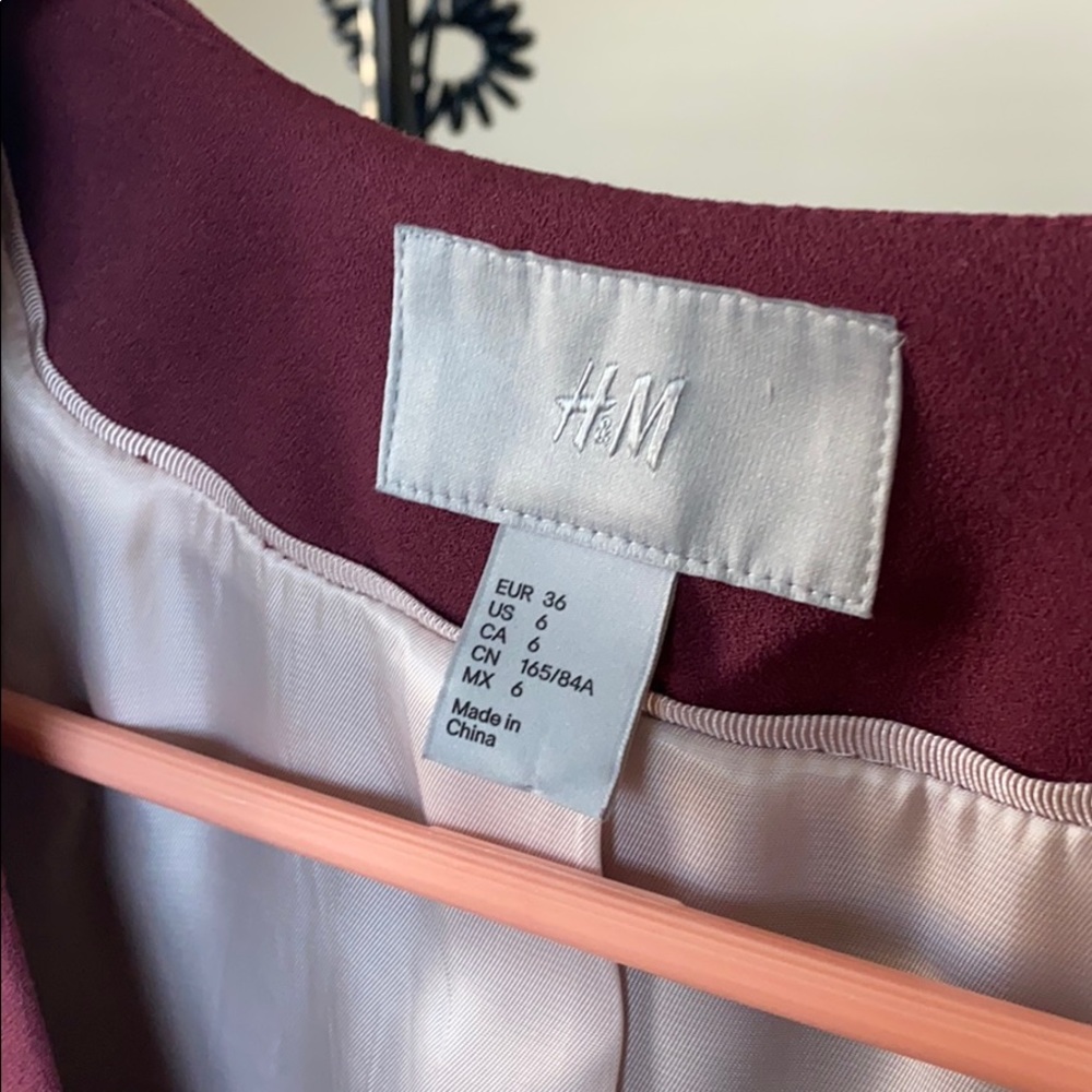 Maroon blazer - Picture 2 of 5
